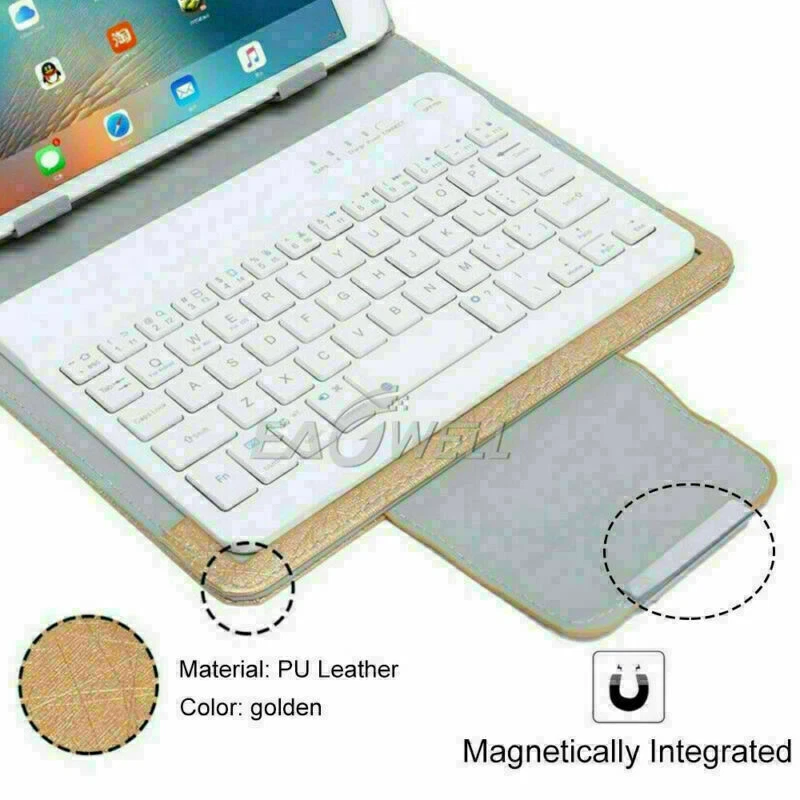 For Amazon Fire HD 10 5/7/9th Tablets Wireless Keyboard Leather Stand Case Cover - Image 4 of 4