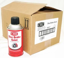 Case of 12 CRC Disc Brake Quiet Spray 9oz Can Quiets Brake Squeals Squeaks 05017