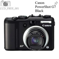 Canon PowerShot G7 10MP Compact Digital Camera 6x Optical Zoom Black Auto Focus