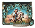 Mary Frances Cowgirl on Horseback Hand Beaded Embroidered Crossbody Western