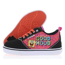 HEELYS Spongebob Pro 20 Kids/Youth Size Wheeled Heel Shoes Berry/Coral 