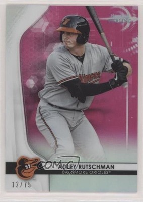2020 Bowman Sterling Prospects Pink Refractor 12/75 Adley Rutschman #BPR-33 e9y