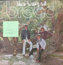Bread The Best Of Bread Vinyl Record LP VG+/VG K42115 1972
