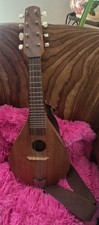 Handmade Flat Back Mandolin Natural Brown & Blonde By Richard Jones '98