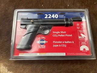 Crossman Model 2240 .22 Pellet CO2 Single Shot Air Pistol NEW in BOX