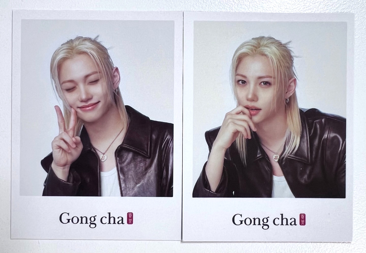 STRAY KIDS FELIX 3 [GONGCHA Official Photocard Promotional Happy card] / K-POP