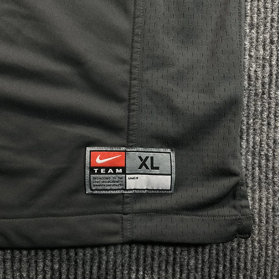 Футболка молодежная Arkansas Razorbacks размер XL черная красная NCAA футбол Nike рубашка полиэстер - Изображение 2 из 4