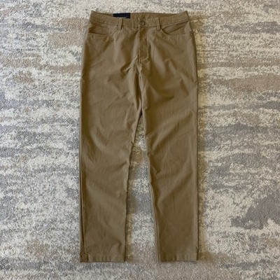 Lululemon Herren ABC Pant Chinohose Classic Fit hellbraun 34/34 neu mit Etikett Utilitech