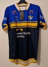 LEEDS RHINOS RUGBY LEAGUE FOOTBALL CLUB 2025 TRAINING SHIRT L OXEN BNWT AXIS AMT