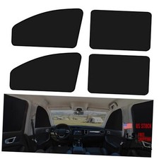 Magnetic Car Window Shades 4 Pack - Blackout Side Black-Smooth Blackout 4PCS 