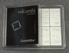 100 Gram Valcambi Silver CombiBar (10x10g w/ Assay)**