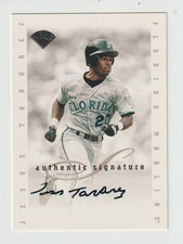 Jesus Tavarez - 1996 Leaf Signature Series Update - Autographed - Marlins