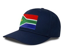 South Africa Flag Hat for Men Women - Snapback Trucker Cap (All Navy)