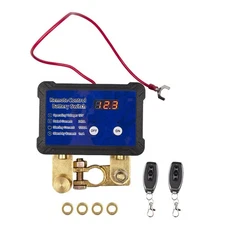 DC12V 24V 240A Remote Battery Disconnect Switch with Voltage Display for Car