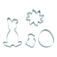 Ausstecher 4Er Set Hase KüKen Ei Sonne Ausstechform Keksausstecher Ostern Deko