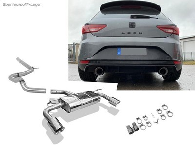 Fox Racinganlage Seat Leon 5F Starrachse für Rieger Heckeinsatz je 100mm