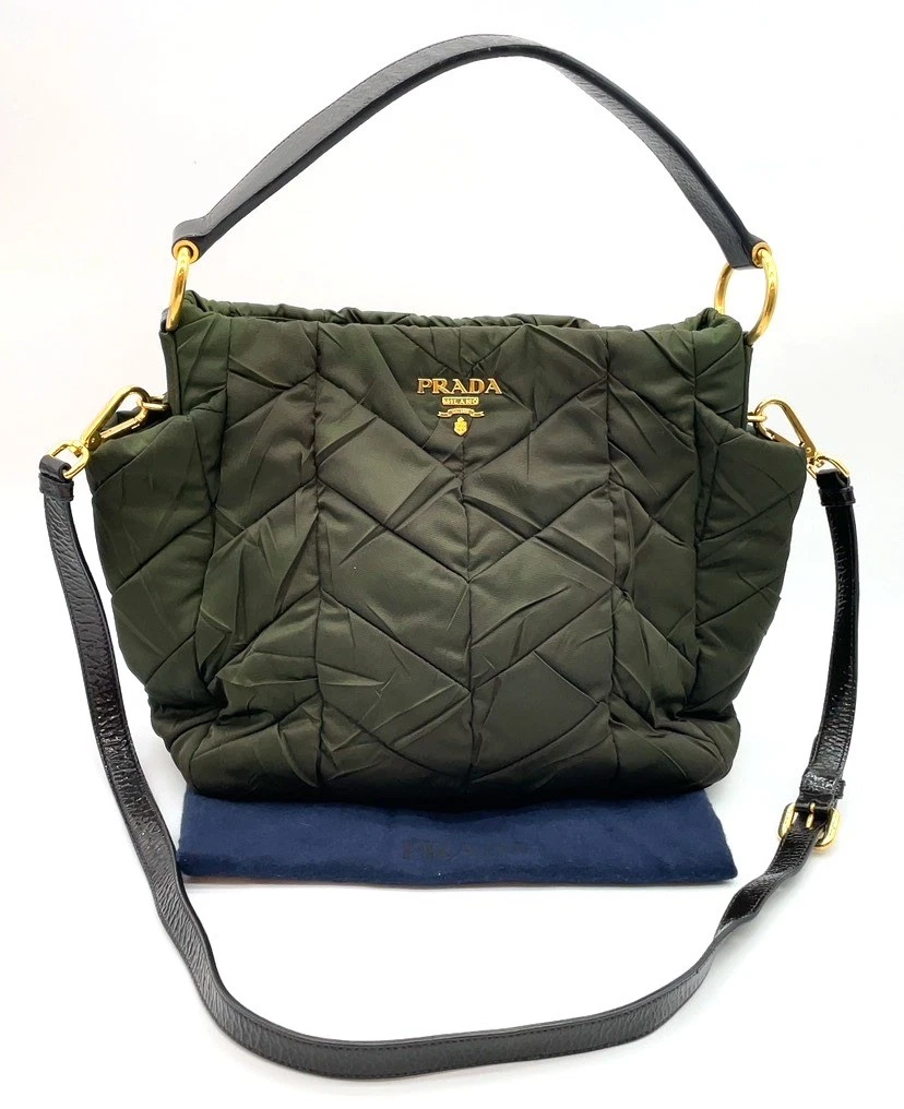 バッグ PRADA TESSUTO NYLON LOGO SHOULDER BAG PRADA Tessuto Nylon Exterior Shoulder Bag Bags & Handbags for