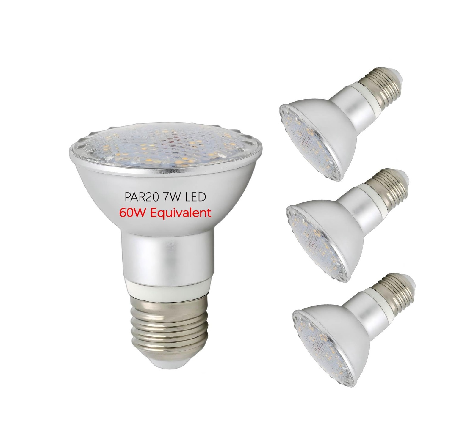 PAR20 LED Bulbs, 3 Pack 120V 7W Dimmable (PAR20 Halogen Ligh