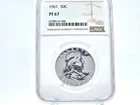 1961 NGC PF 67 Benjamin Franklin Half Dollar **PROOF** 16-046