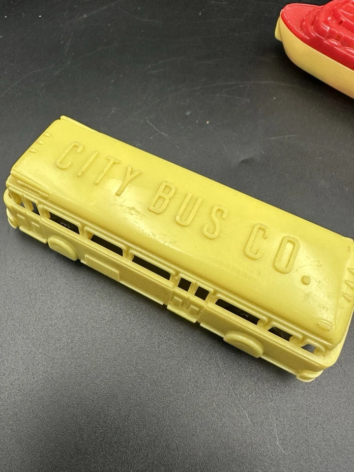 Lote de 3 juguetes Renwal vintage #138 #139 y autobús urbano #124 hechos en EE. UU. Foto 2 de 4