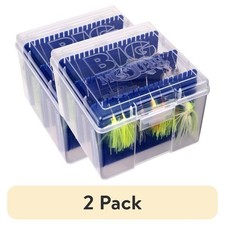 Flambeau Outdoors 550 Large Big Mouth Spinnerbait Utility Tackle Box Plastic 2pc Flambeau Outdoors 550 Large Big Mouth Spinnerbait Utility Tackle Box Plastic 2pc