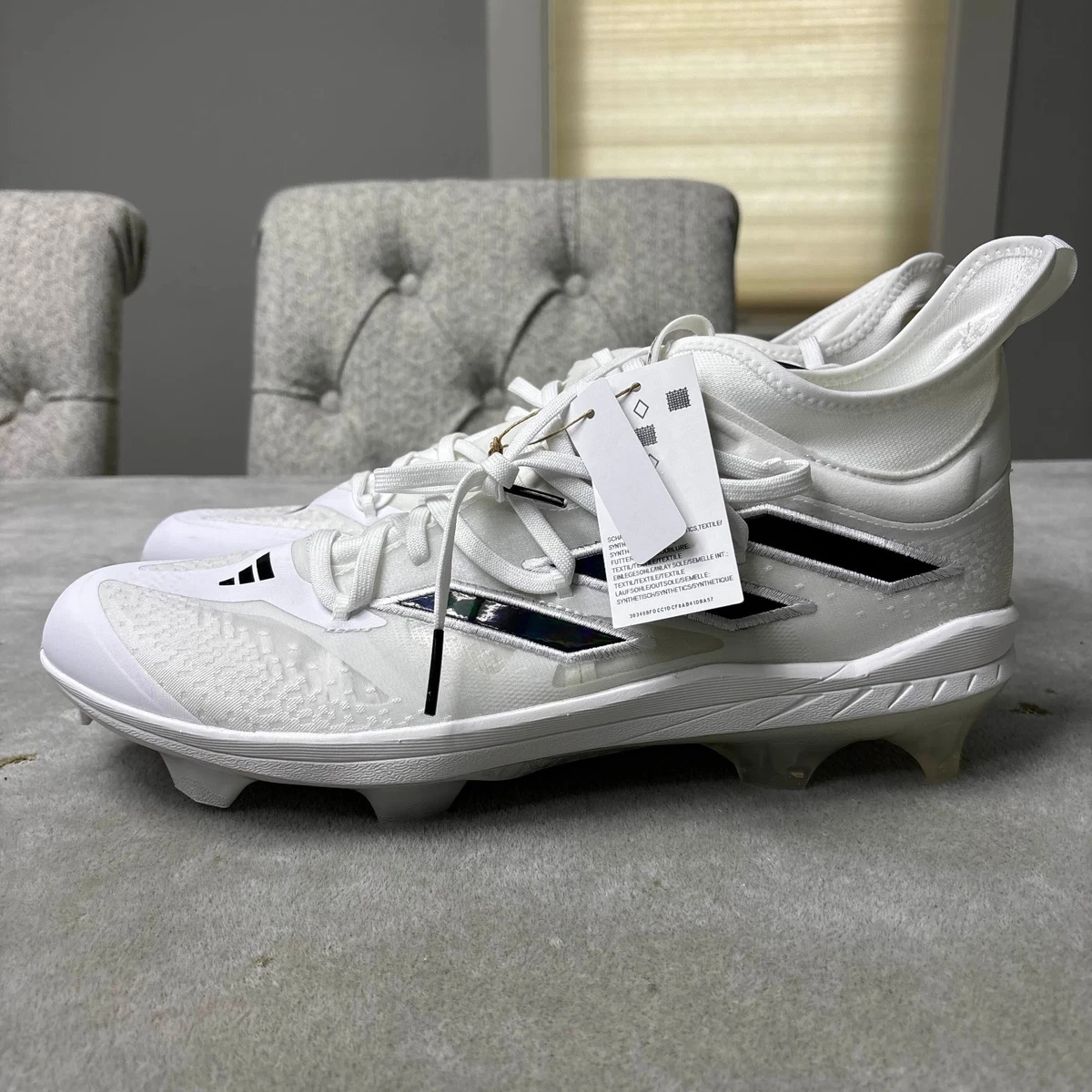 adidas Adizero Afterburner 9 NWV TPU White Black Iridescent for