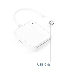 4 in 1 Type-C USB-C Smart Media M2 SD SM XD Memory Card Reader Adapter 4-Slot