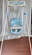 Vintage Graco Swyngomatic Silent Winding Baby Swing
