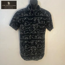 Junk Food Clothing Short Sleeve Shirt Medium Gently worn 100% cotton 21" armpits