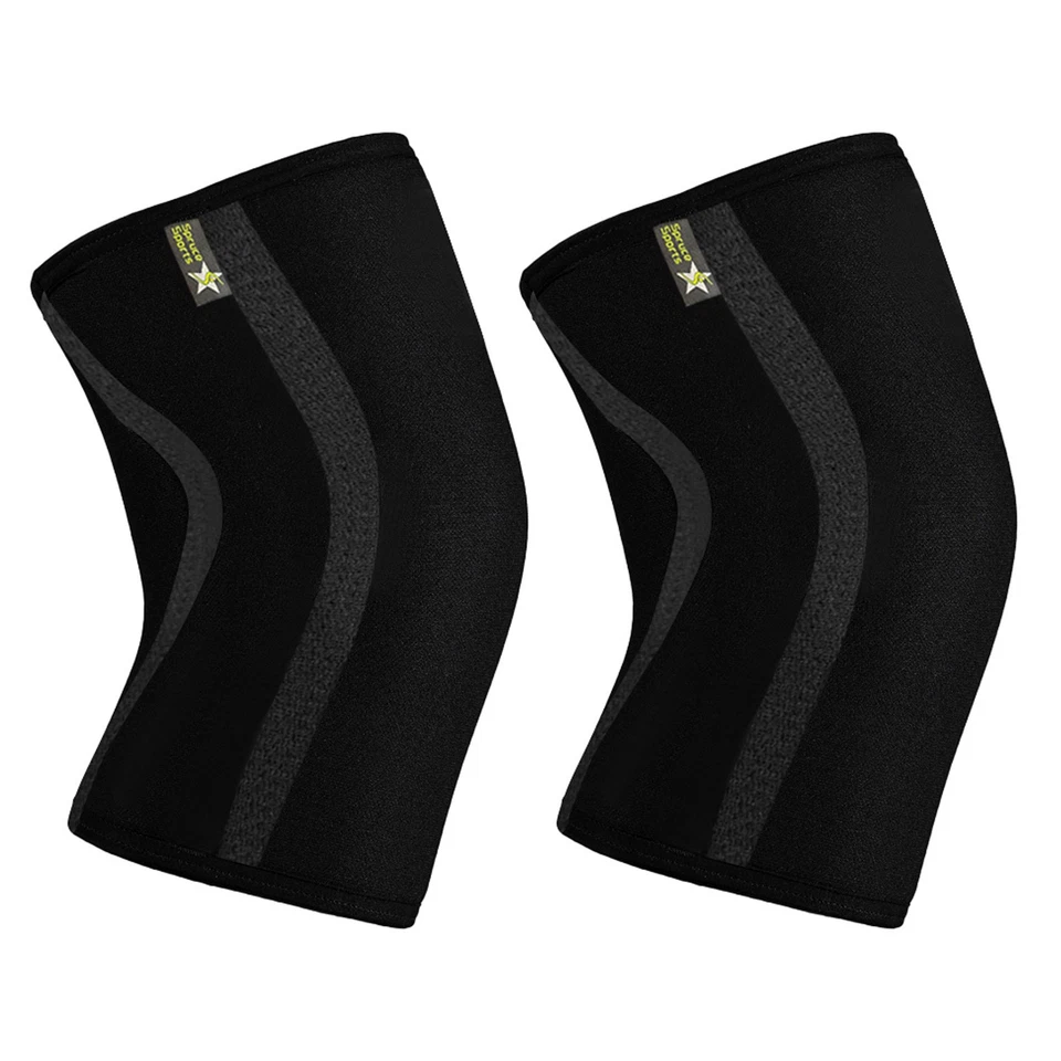 7mm Neoprene Knee compression Sleeves for recovery Knee Joint Compression Pair - Image 2 of 4
