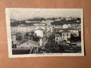 Cartolina Catanzaro Panorama Baracche vg. 1915