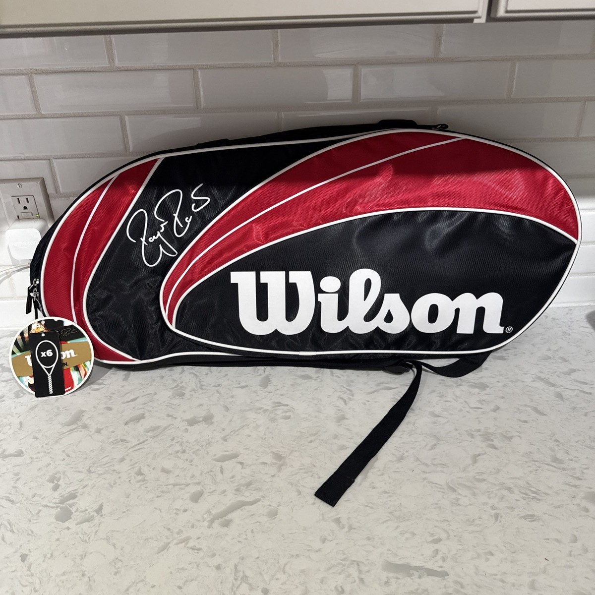 Wilson Federer DNA 12 Pack WR8004401001 Tennis Bag for sale Wilson Federer DNA 12 Pack WR8004401001 Tennis Bag for sale
