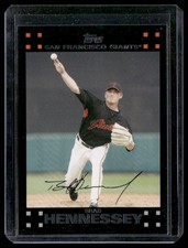 2007 Topps Updates & Highlights #UH24 Brad Hennessey Gold #/2007