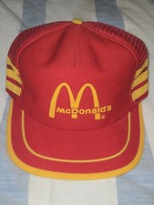 Vintage 80s McDonald's Trucker Hat Snapbsck Mint Cond.