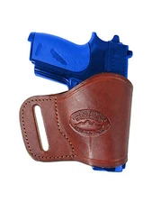 NEW Barsony Burgundy Leather OWB Yaqui Holster NA, Llama Mini-Pocket 22 25 380