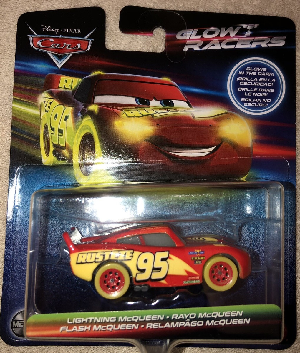 Glow Racers Lightning McQueen マテル