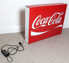 Coca Cola - Display - Coke - Light box - Man Cave - Sign - Architectural Salvage