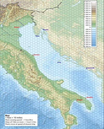 Ironclads 1860 naval wargames rules  for battle of Lissa & Crimea 1/1200 ships - Picture 3 of 4