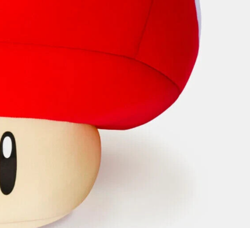 Nintendo TOKYO Official Super Mario Mushroom Cushion 2 Colors JAPAN NEW - Picture 10 of 23