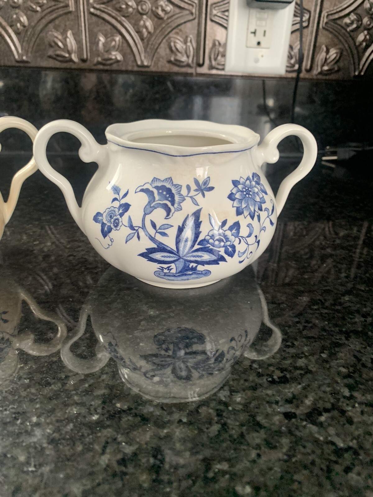 Nikko Ironstone Harmony House "Blue Sugar Creamer set SEE DESC