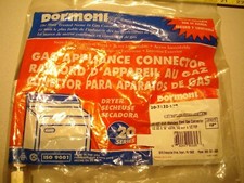  2037.  Gas Appliance, Dryer, Connector 1/2" OD x 18" L