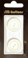 Dill Buttons ~ (0037) - 3/4" - 2 ct