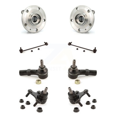 Front Bearing Lower Ball Joint Outer Tie Rod Link Kit (8Pc) For Volkswagen Jetta