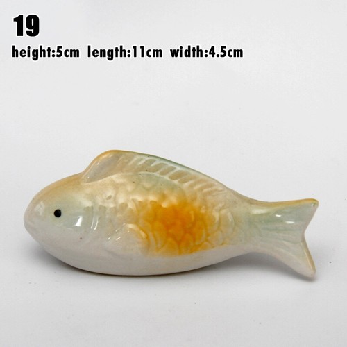 Garden Floating Ceramics Goldfish Turtle Outdoor Ornament Yard Patio Decor 1PCS - Bild 31 von 31