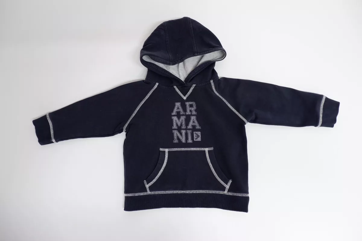 Armani on sale hoodie junior