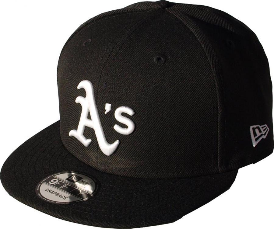 New Era Oakland Athletics Black White Logo Snapback Cap 9Fifty Limited Edition