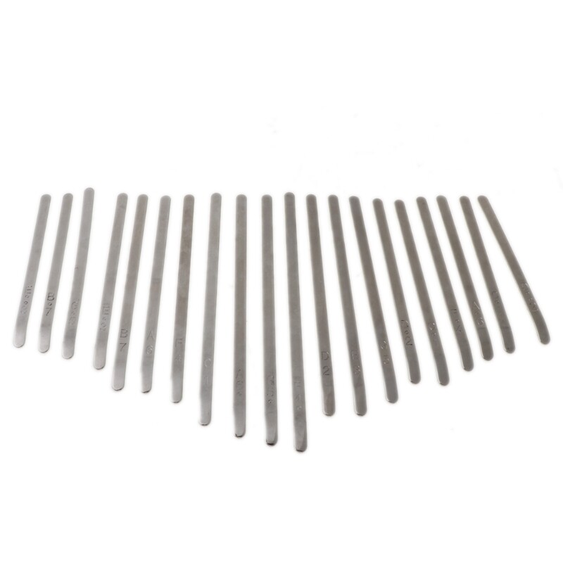 Thumb Piano Bridge Saddle 20 Keys Set for Kalimba DIY Replacement Parts