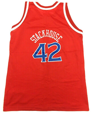 Champion チャンピオン SIXERS ジュリースタックハウス 1995-97 Philadelphia 76ers Stackhouse #42 Champion Away Jersey