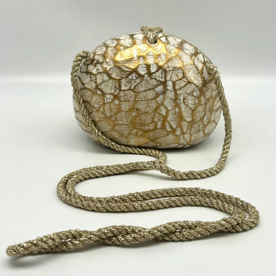 Timmy Woods Handcrafted Ovoid Crossbody Clutch - Image 2 of 4