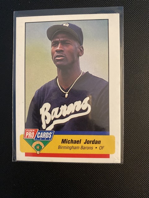 1994 Fleer Pro Cards Michael Jordan 633 Birmingham Barons Baseball 